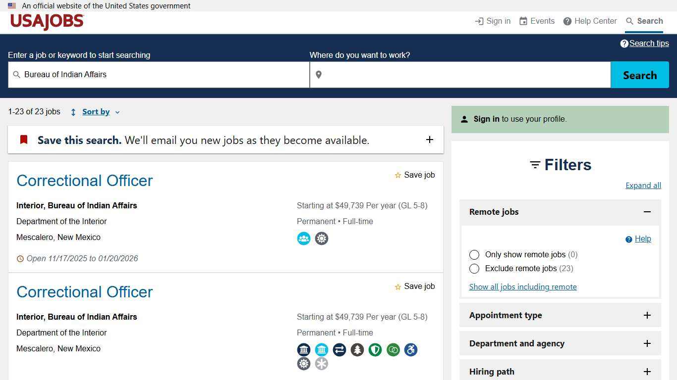USAJOBS - Search